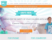 Tablet Screenshot of kidsecured.com